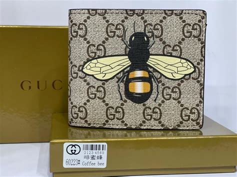 black gucci wallet with bee|Gucci bee wallet review.